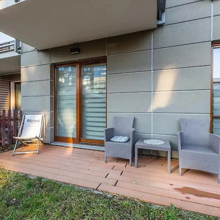 Victus Blue Apartment With Parking And Terrace By Noclegi Renters Apartment *